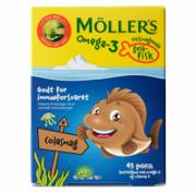 Möllers Omega-3 Geléfisk Cola – 45 stk