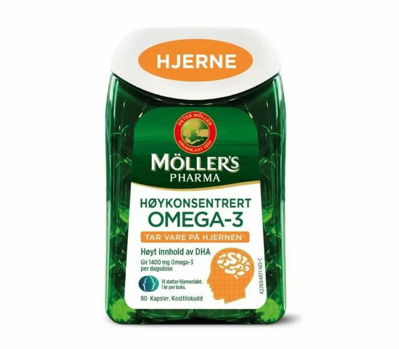 Möllers Pharma Hjerne kapsler – 80 stk