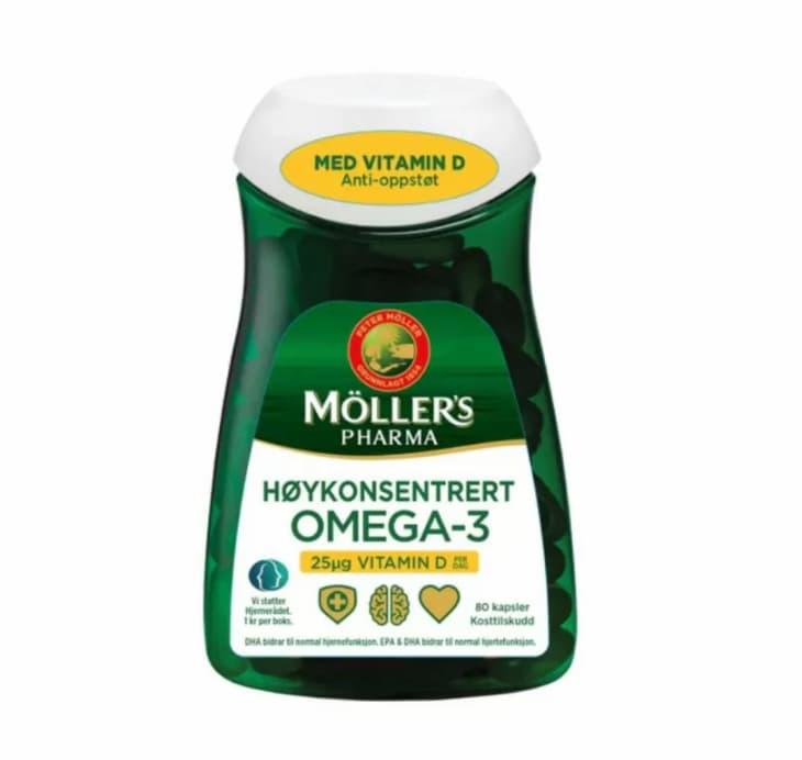 Möllers Pharma høykonsentrert Omega-3 + D-vitamin – 80 stk