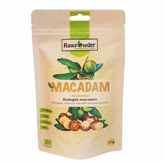 Macadamia ØKO, 175 g, fra RawPowder