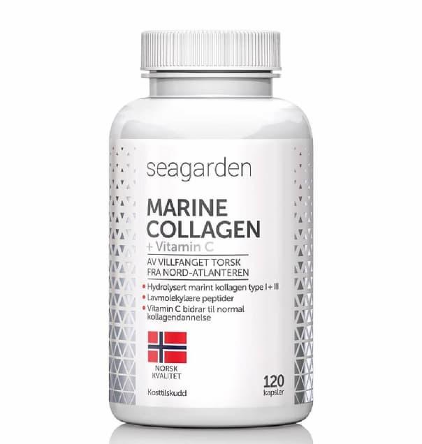 Marine Collagen + Vitamin-C – 120 kapsler