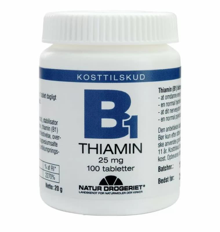 Natur-Drogeriet B1 Vitamin 25 mg â 100 Tab
