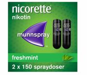 Nicorette 1 mg/dose munnspray freshmint 2 x 150 doser