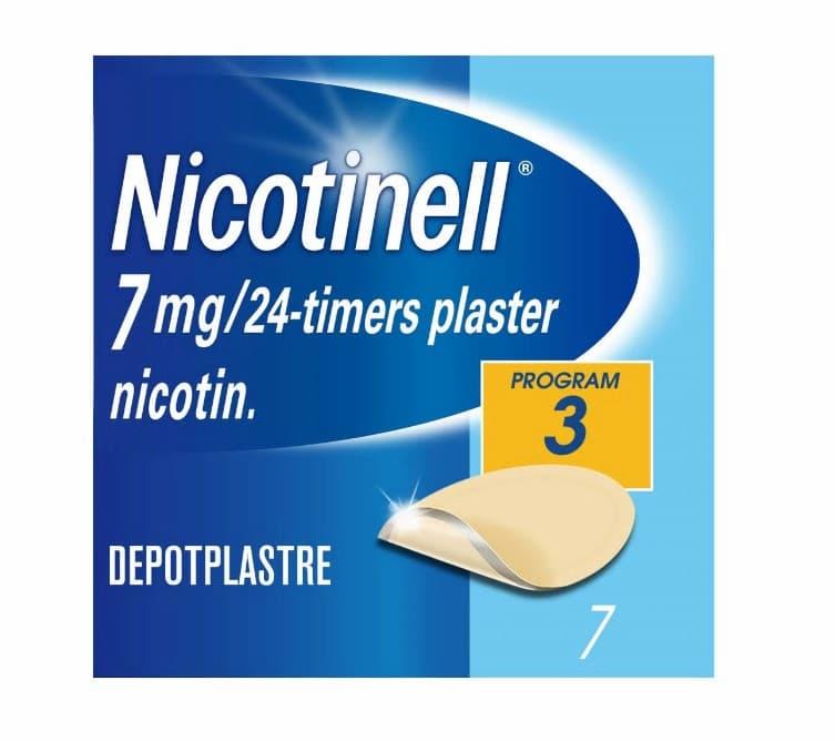 Nicotinell 7 mg/24 timer depotplaster 7 stk