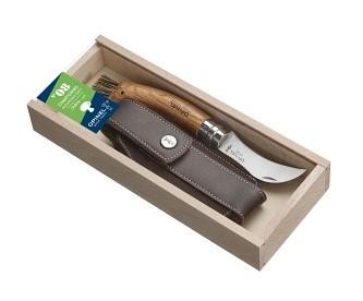 Opinel Mushroom knife Oak wood handle - Gift box + sheath