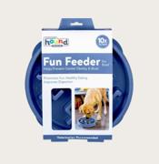 Outward Hound Fun Feeder Slo-Bowl Blue Small 20,5 x 5 cm