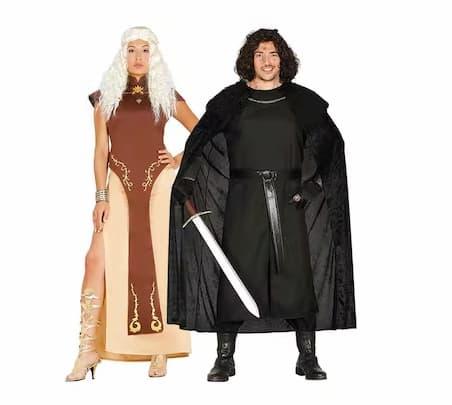 Parkostyme – Game of Thrones inspirert Daenerys Targaryen & Jon Snow kostymer