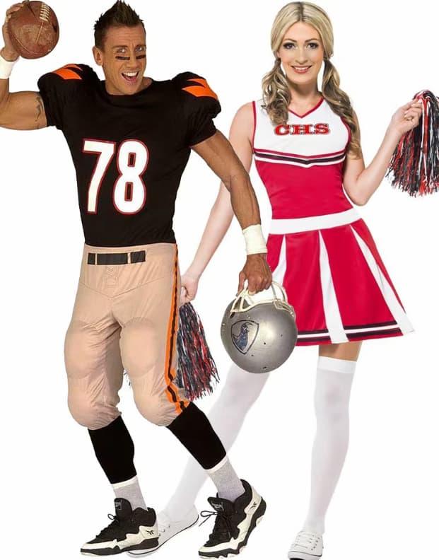Parkostyme – Superbowl Quarterback og Cheerleader