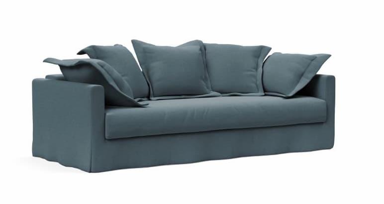 3-seter sovesofa test - romslig sovesofa i stue slått ut til dobbeltseng