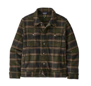 Patagonia M`s Melton Wool Trucker Jacket Basin Green