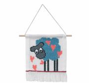 Permin Broderisett Aida til Barn, Sau 16 x 18 cm