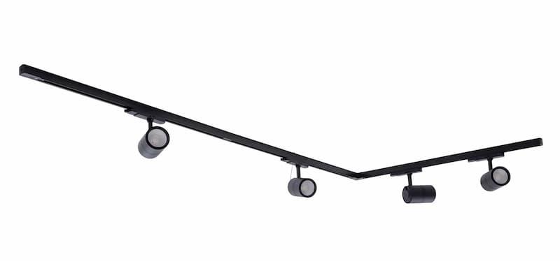 Prios Marny 3-faset skinnesystem svart 4lk