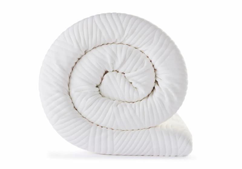 Tempur overmadrass test - Tempur overmadrass på seng