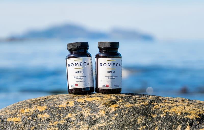 Romega Hjerne omega-3 fra silderogn