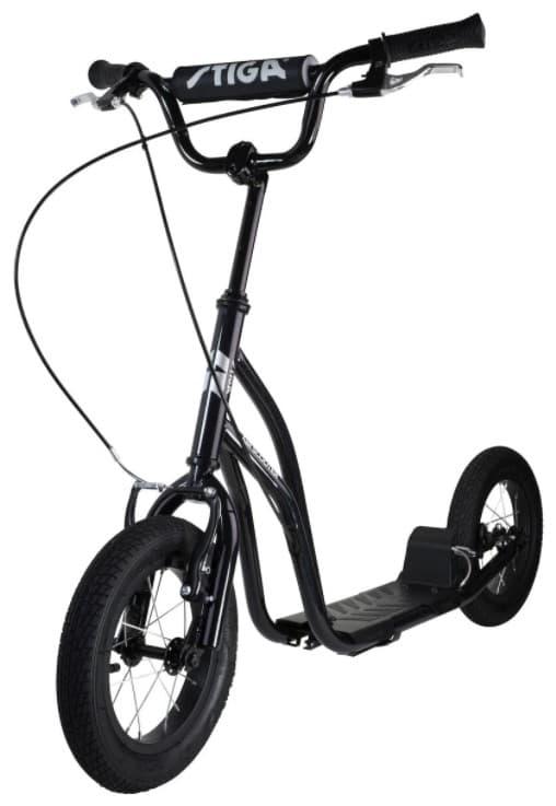 STIGA Air Scooter Sparkesykkel 12 tommer, svart