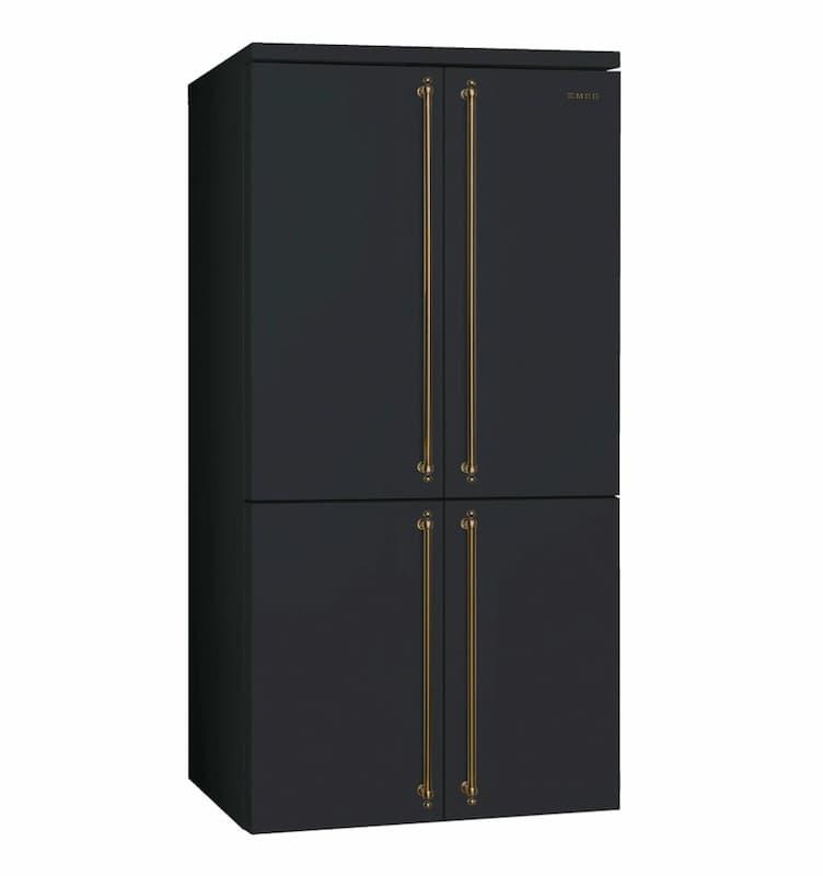 Smeg FQ60CAO5 Kjøle-/fryseskap, Antracit