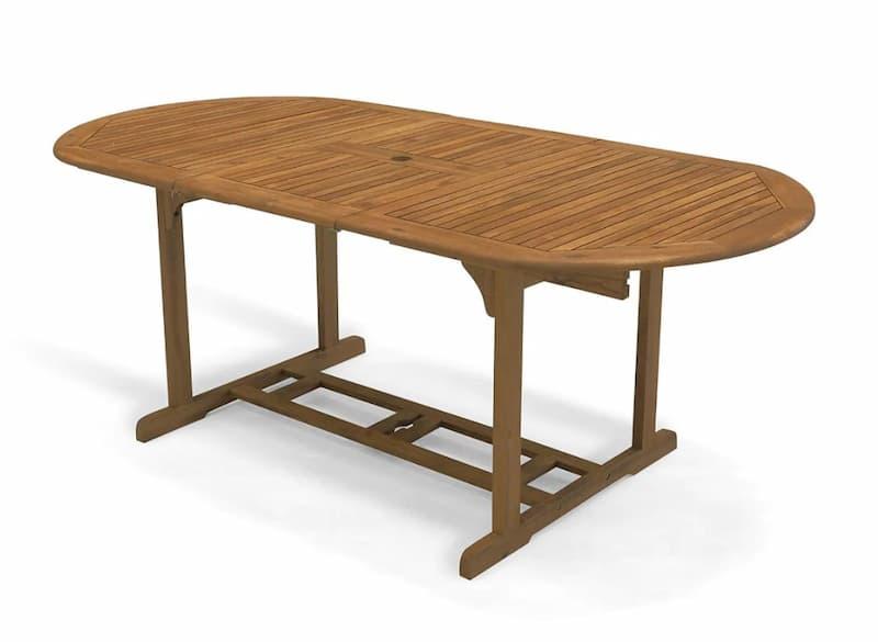 Spisebord Akasietre Stalbo Uttrekkbart Oval 150 â 200 cm