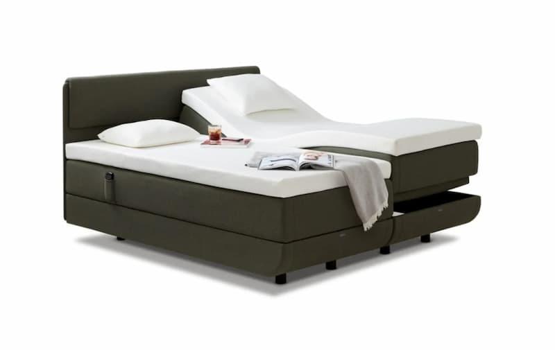 Regulerbar seng 150x200 cm med justerbar hodedel