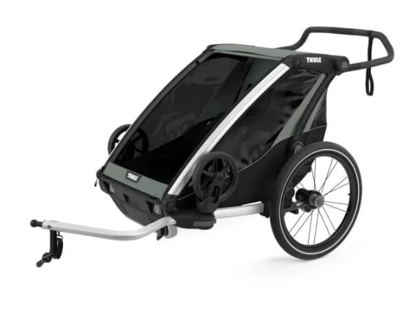 Thule sykkelvogn test - Thule Chariot Lite 2 på sykkeltur med familie