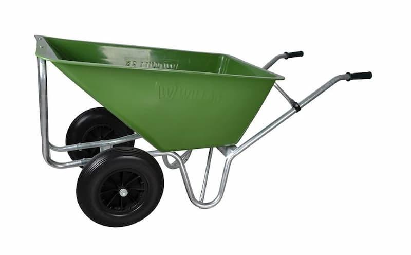 Trillebar test - robust trillebar med gummihjul i hagen