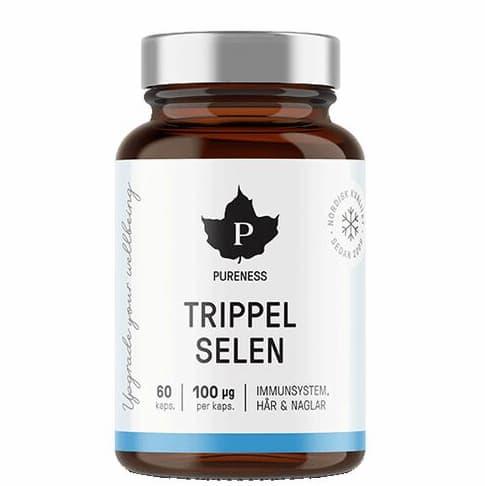 Trippel Selen 60 kapsler, fra Pureness