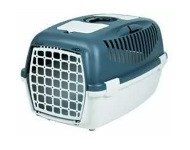 Transportbur hund test - transportbur i hardplast med gitterdør