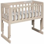 Troll Oslo Bedside Crib, Sand
