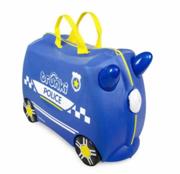 Trunki Percy The Police Car trillekoffert, 18 L, Blue