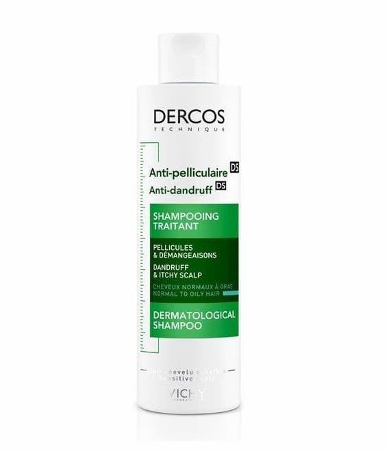 Vichy Dercos Technique Flass-Sjampo til fet hodebunn, 200 ml