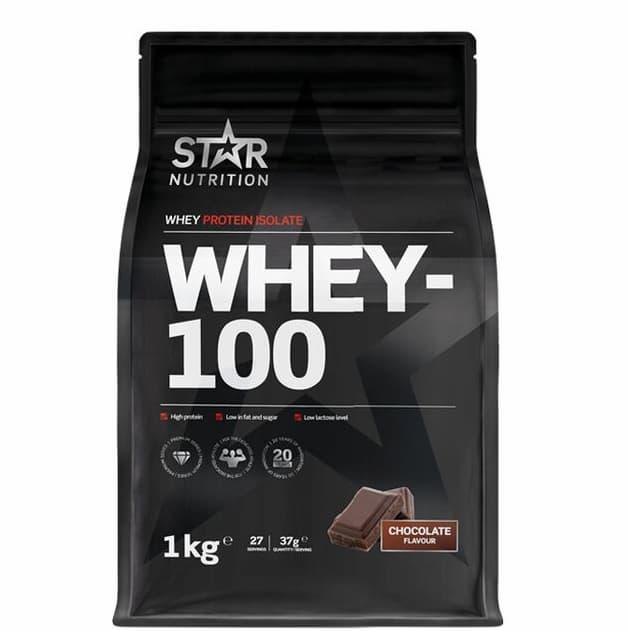 Whey-100 Myseprotein 1 kg Choklad - Star Nutrition
