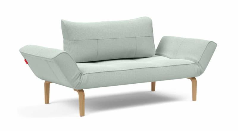 2-seter sovesofa test - kompakt sovesofa i stue slatt ut til seng