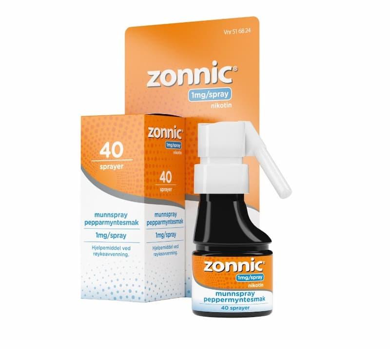 Zonnic 1 mg/ dose munnspray peppermynte 40 doser