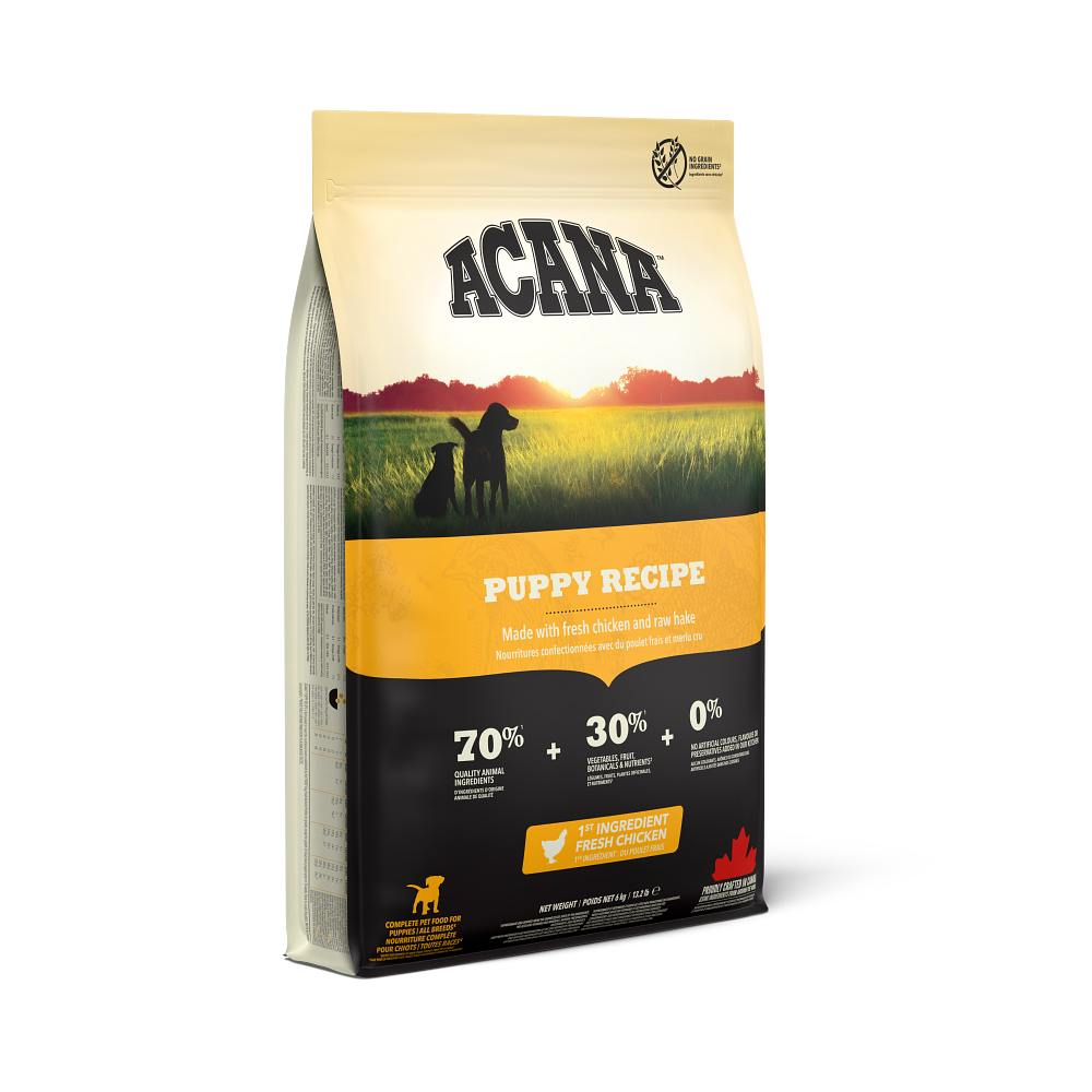 Acana Puppy Recipe hundefĂ´r for valper