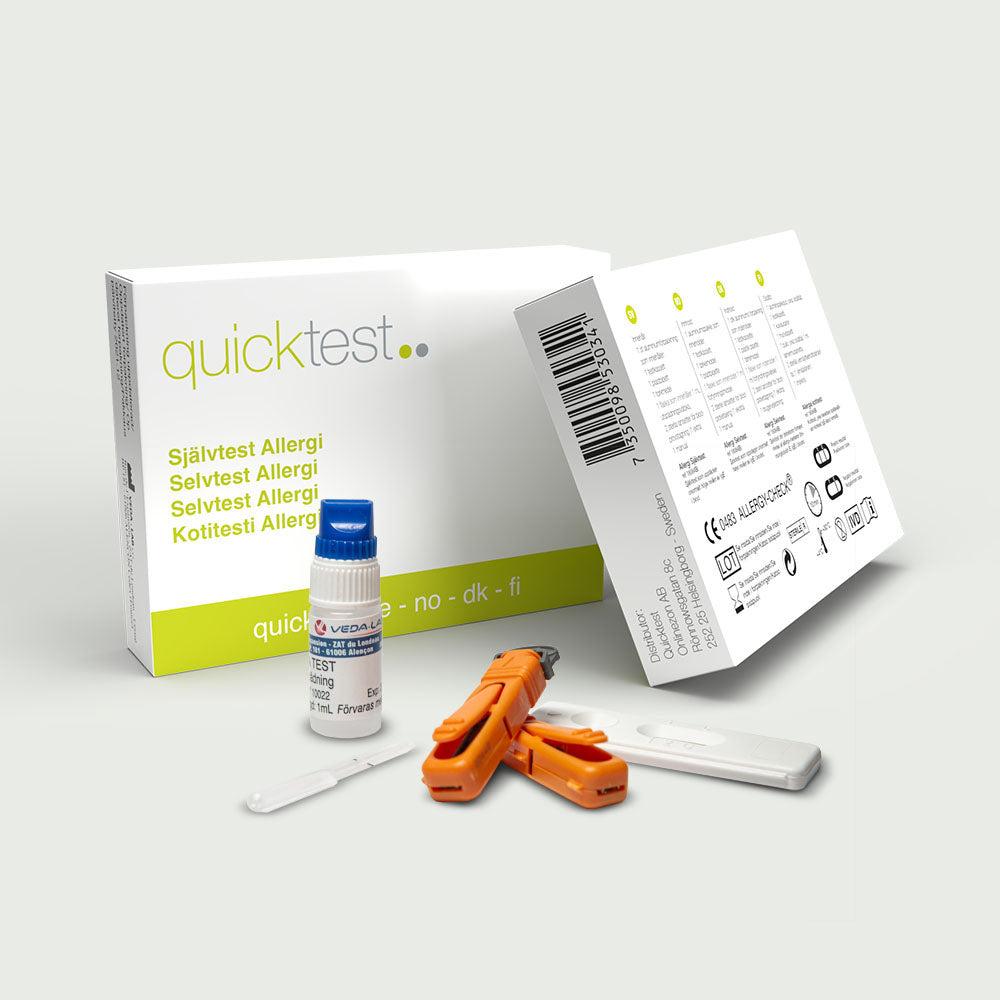 Allergitest fra Quicktest – hjemmetest for allergiantistoffer