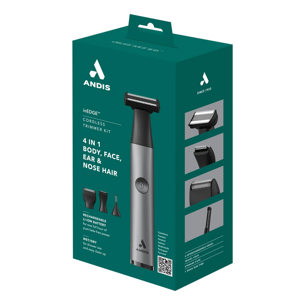 Andis inEDGE 4-i-1 trådløs trimmer