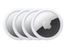 Apple AirTag 4-pack i sølv – Bluetooth-tracker med Find My, Precision Finding og brukerbyttbart batteri