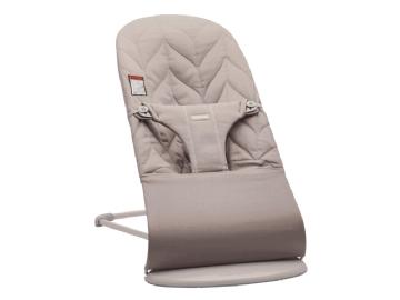 BabyBjörn Bliss vippestol i grått stoff