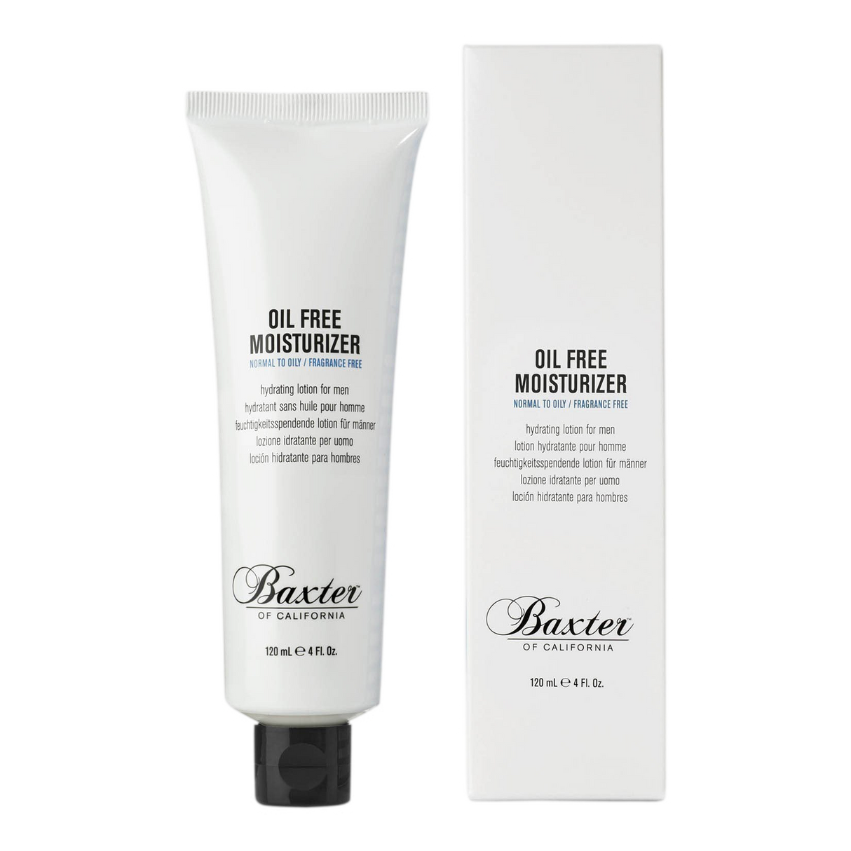 Baxter of California Oil Free Moisturizer tube
