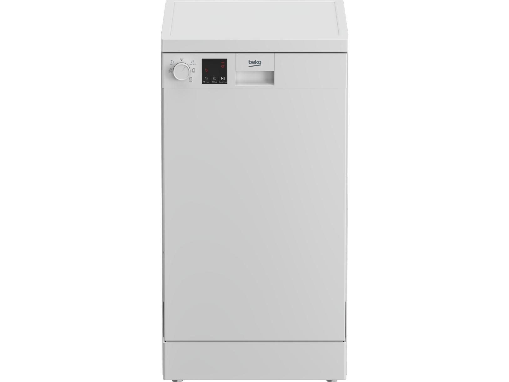 Beko DVS05024W frittstående oppvaskmaskin 45 cm bred i hvitt