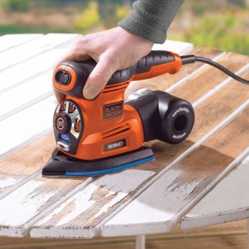 black & decker eksentersliper test