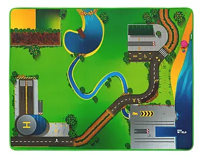 Lekematte BRIO World med fargerikt design