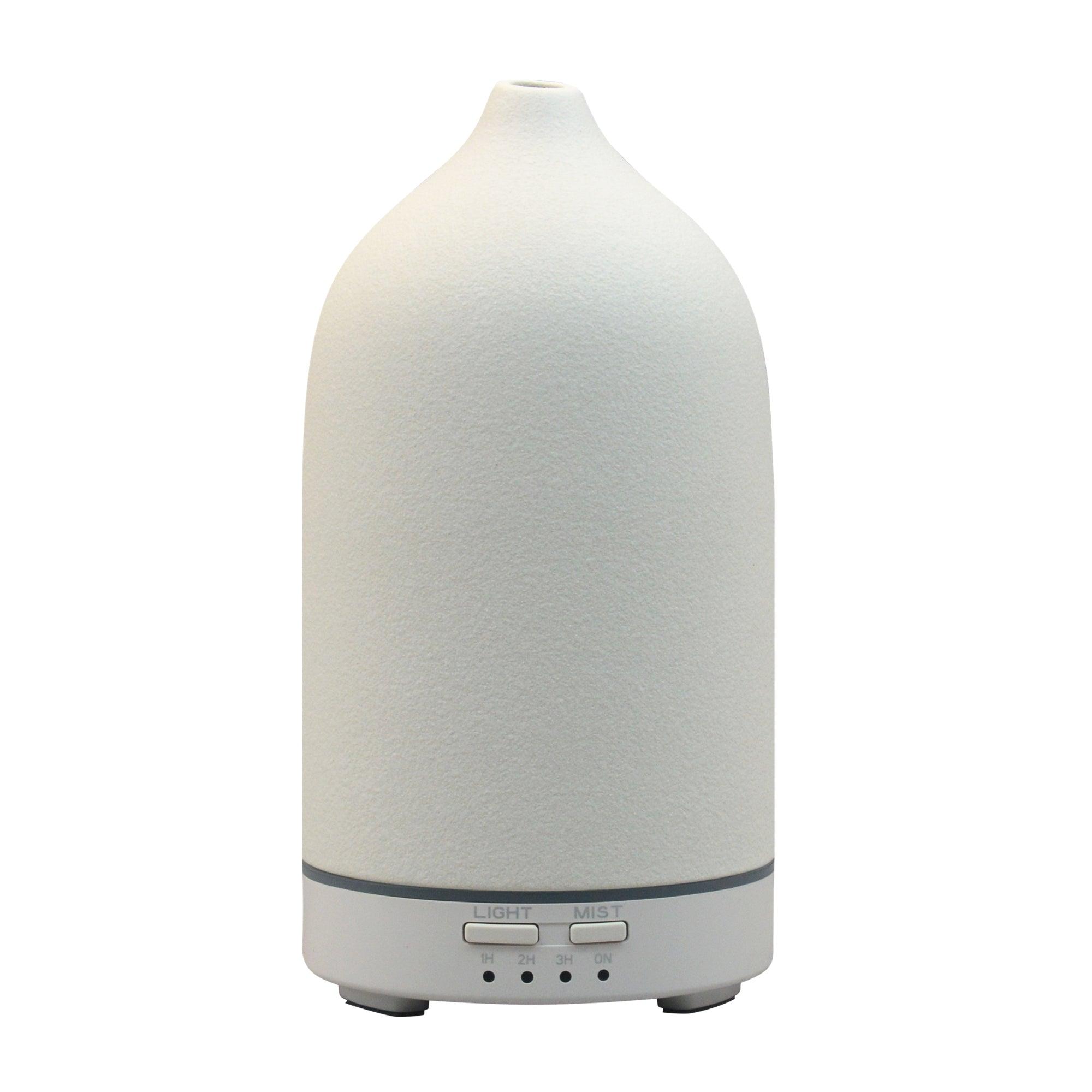 ByMĂžller Aromadiffuser i keramisk steindesign, hvit