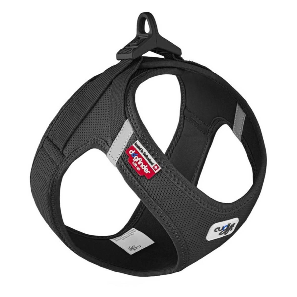 Curli Clasp Air Mesh hundesele i svart farge
