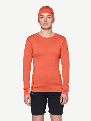 Devold Breeze Merino 150 ulltrĂžye for dame i korall