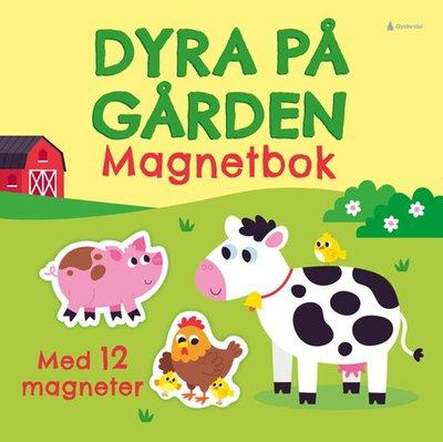 Dyra på gården - magnetbok