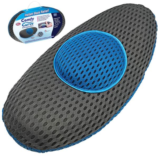 Ergonomisk korsryggpute i memory foam med justerbar stropp