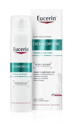 Eucerin DermoPure Triple Action Serum 40 ml mot kviser og merker