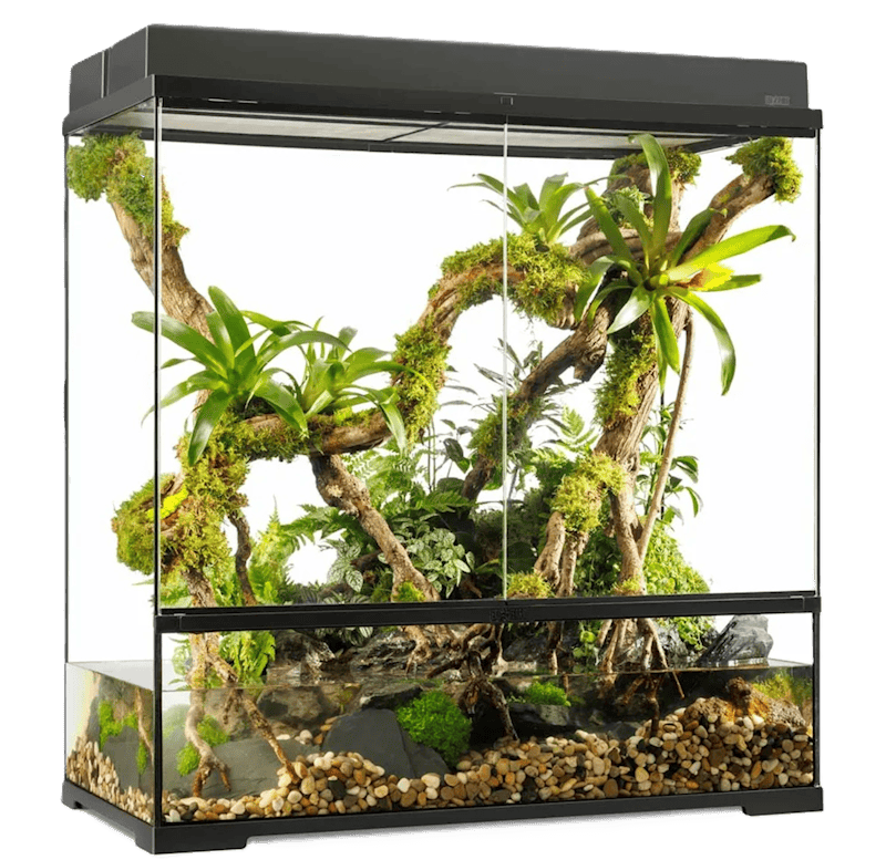 Exo Terra Pro Paludarium Large X-Tall glassterrarium med vanndel
