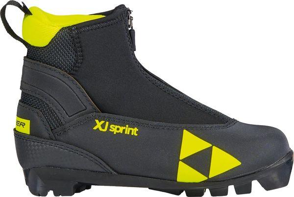 Fischer XJ Sprint Junior langrennssko for barn i sort og gult