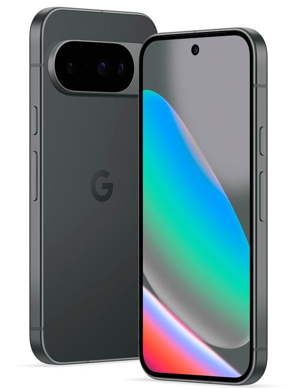 Google Pixel 10 5G-telefon i fargen Obsidian